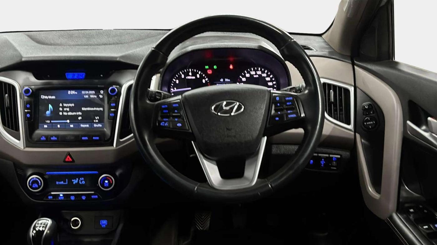2019 Hyundai Creta SX (O) EXECUTIVE 1.6 PETROL, Petrol, Manual, 22,627 km, Steering Wheel Close Up