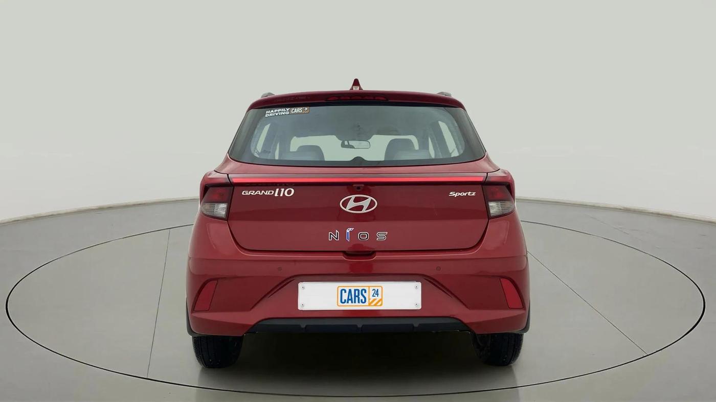 2023 Hyundai GRAND I10 NIOS SPORTZ AMT 1.2 KAPPA VTVT, Petrol, Automatic, 4,193 km, Back/Rear