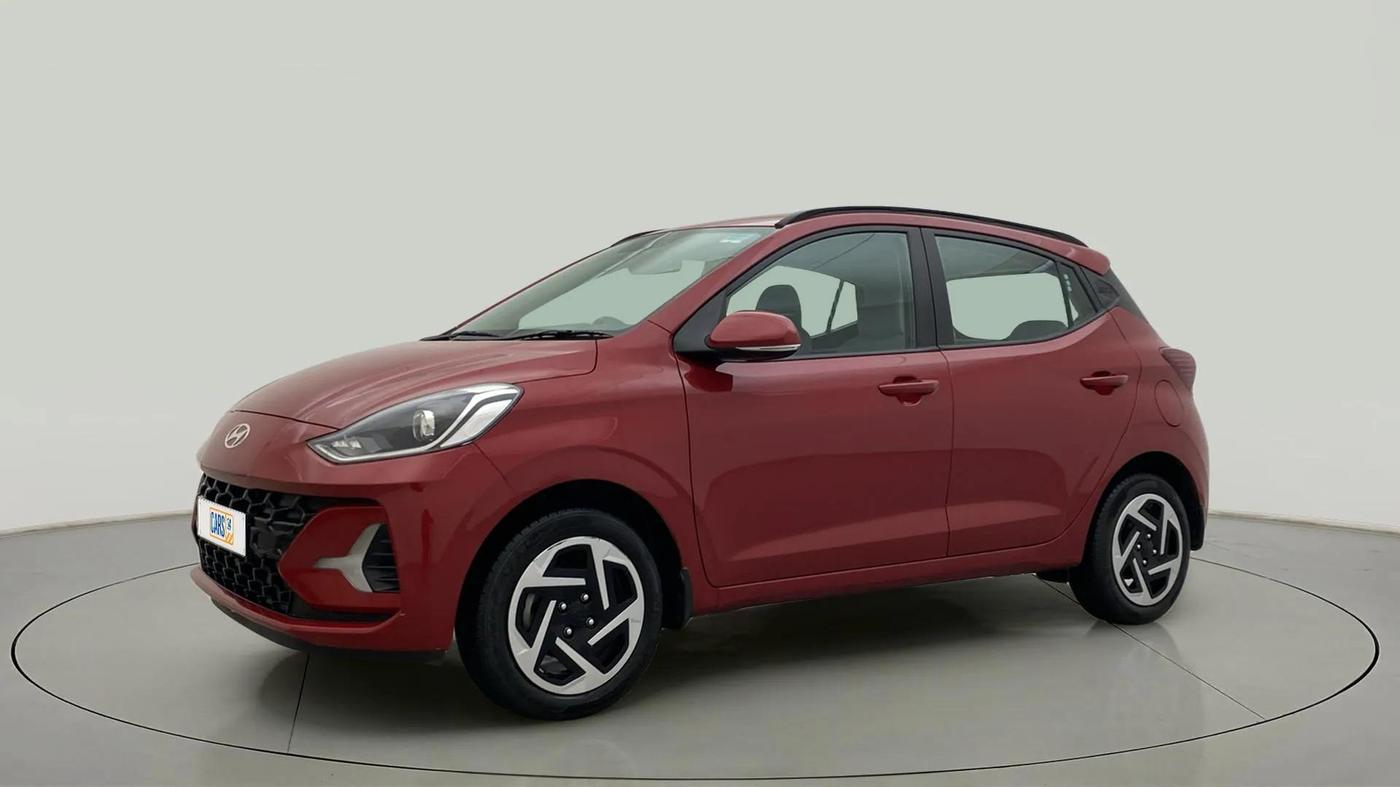 2023 Hyundai GRAND I10 NIOS SPORTZ AMT 1.2 KAPPA VTVT, Petrol, Automatic, 4,193 km, Left Front Diagonal