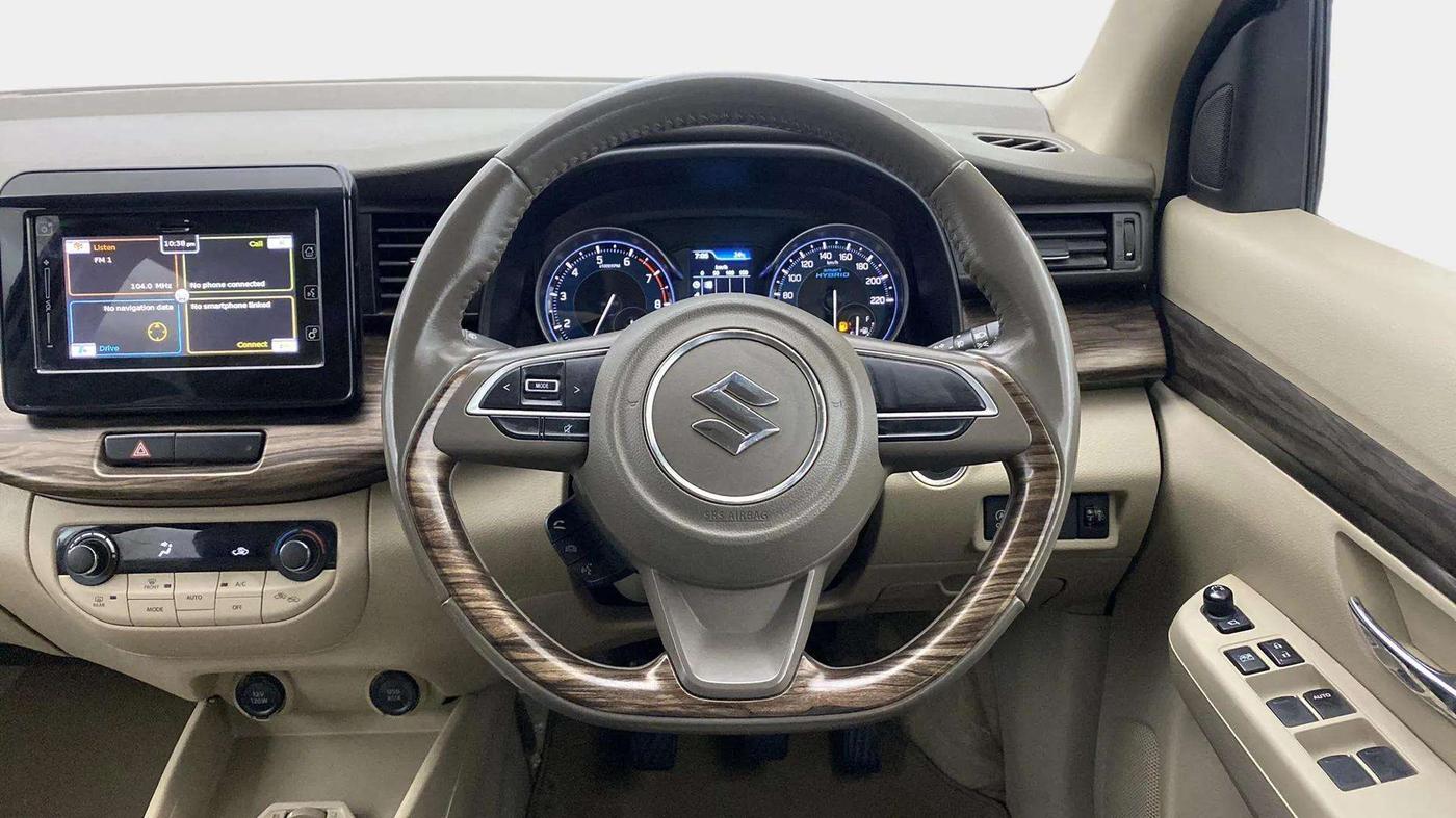 2019 Maruti Ertiga ZXI+ SHVS, Petrol, Manual, 62,748 km, Steering Wheel Close Up