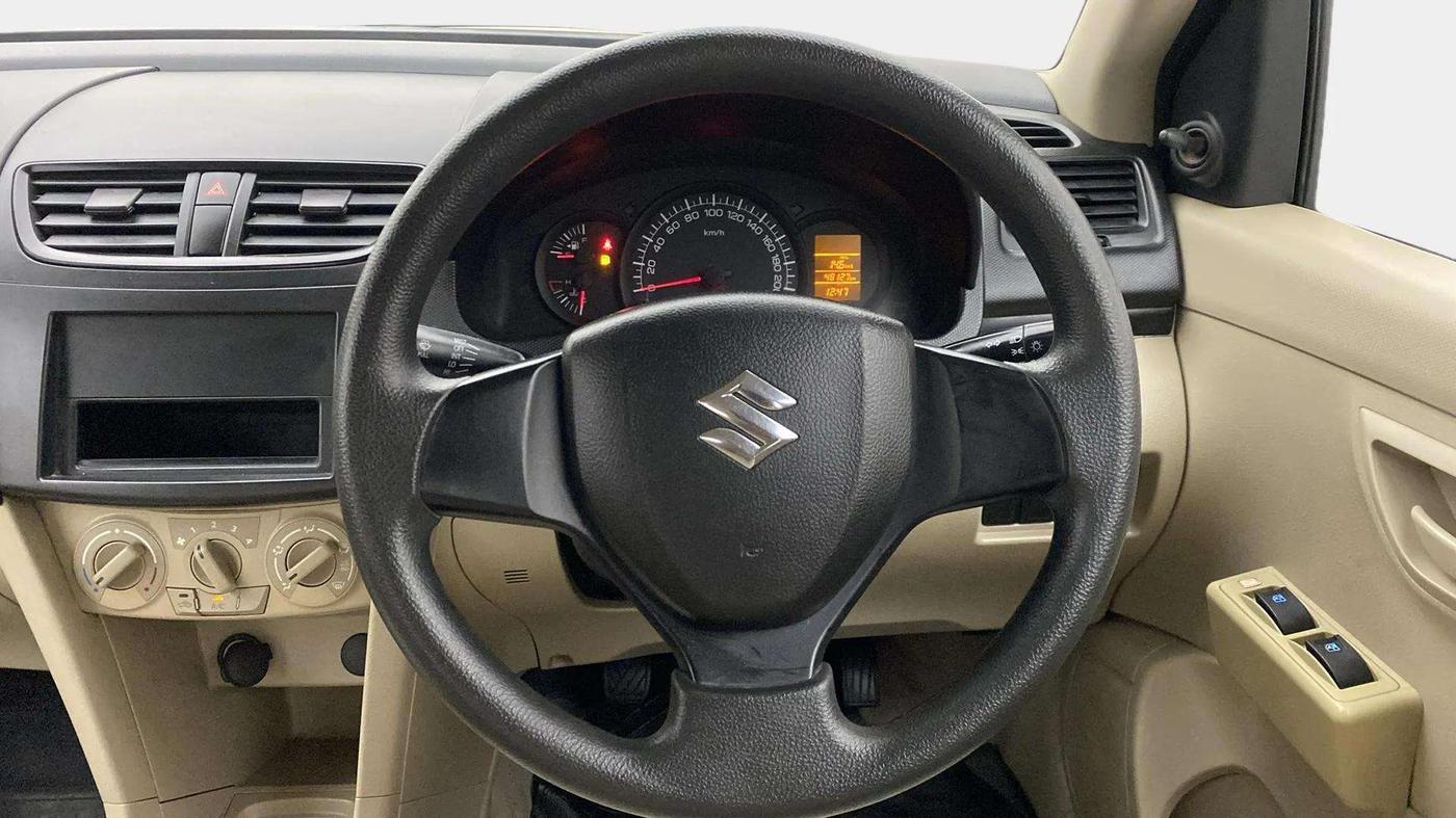 2013 Maruti Swift Dzire LXI, Petrol, Manual, 48,116 km, Steering Wheel Close Up