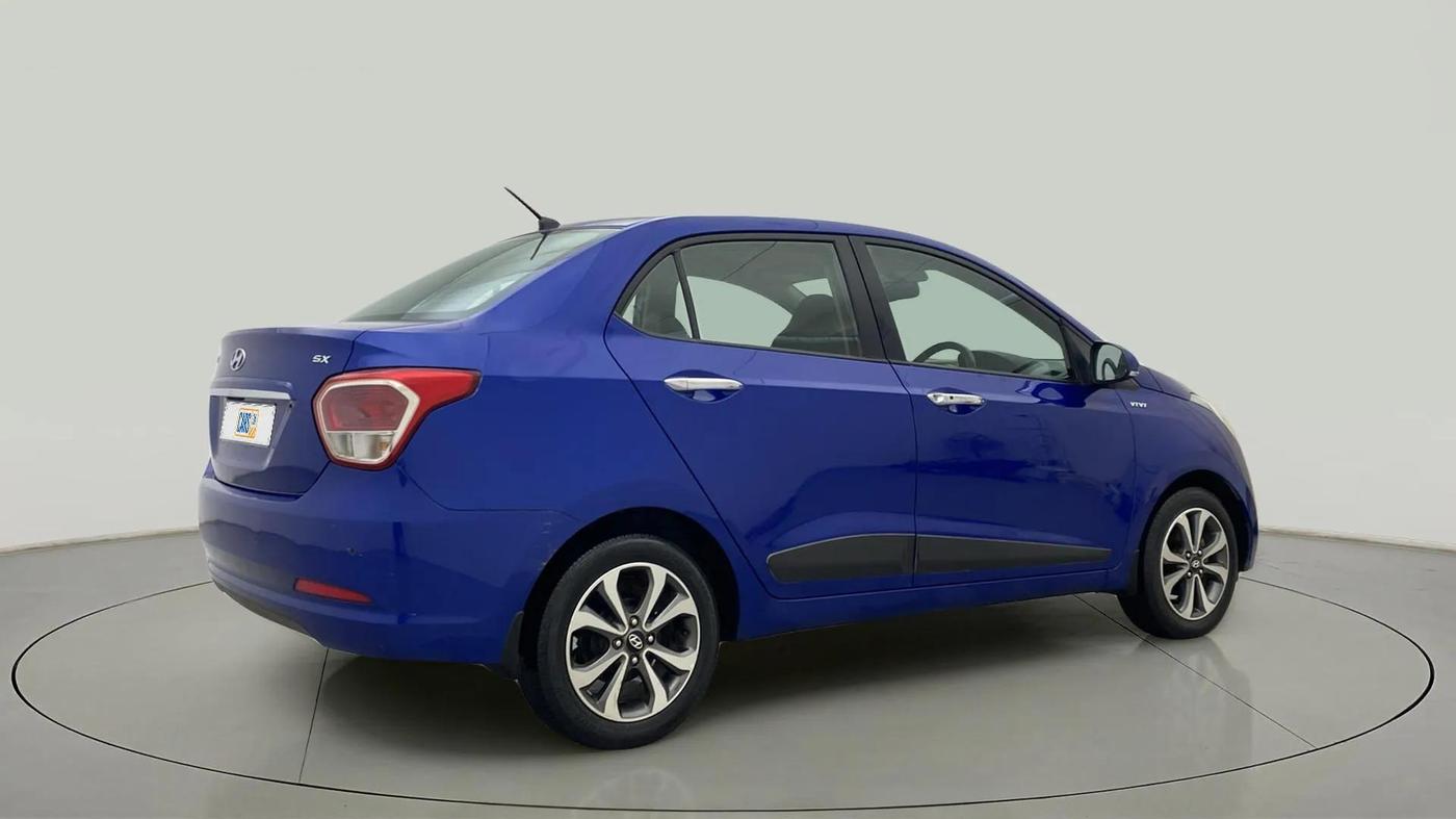 2015 Hyundai Xcent SX 1.2 (O), Petrol, Manual, 87,930 km, Right Back Diagonal