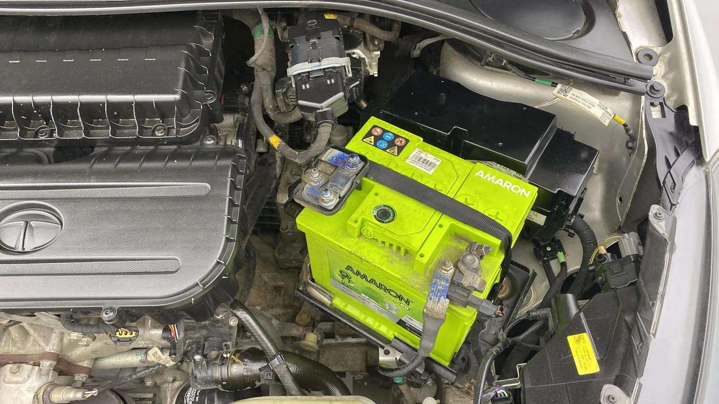 2021 Tata TIGOR XZA PLUS PETROL, Petrol, Automatic, 51,353 km, Engine View - Left
