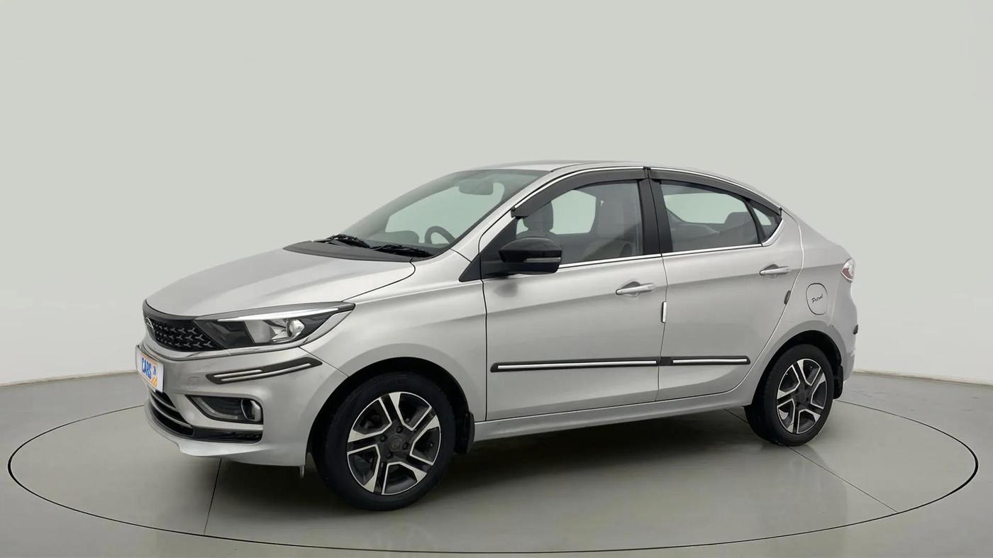 2021 Tata TIGOR XZA PLUS PETROL, Petrol, Automatic, 51,353 km, Left Front Diagonal