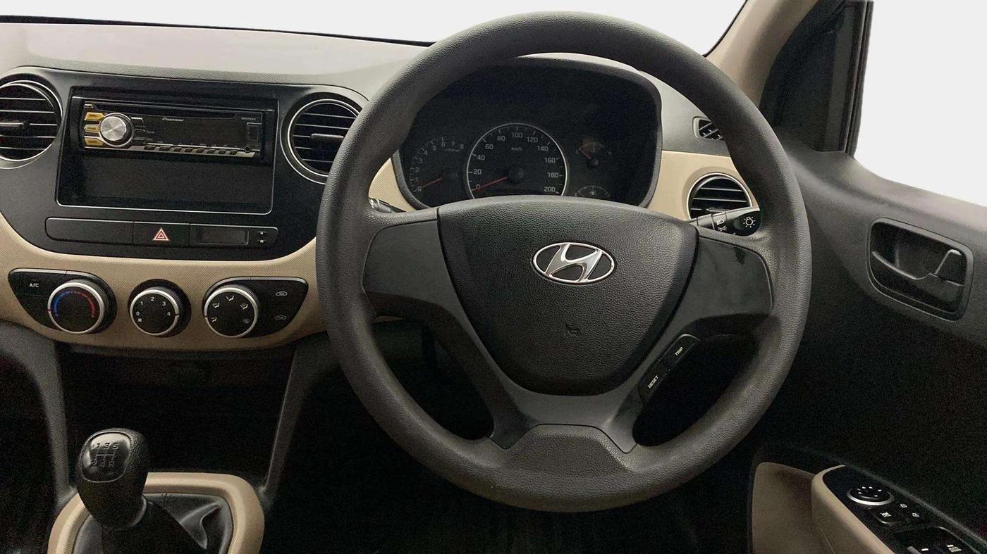2014 Hyundai Grand i10 MAGNA 1.2 KAPPA VTVT, Petrol, Manual, 45,229 km, Steering Wheel Close Up