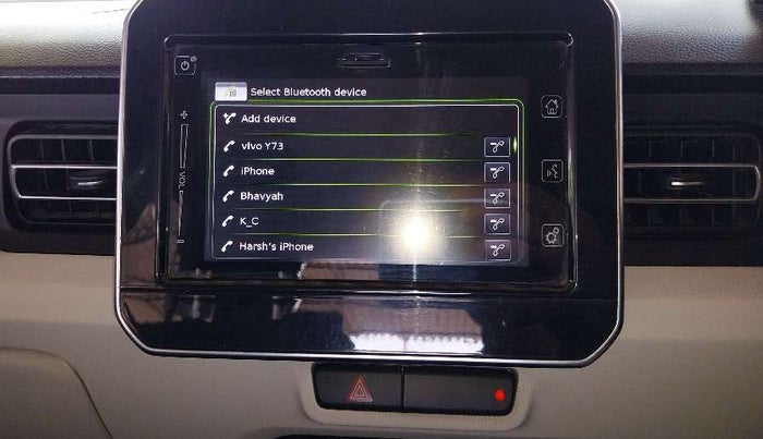 2017 Maruti IGNIS ALPHA 1.2, Petrol, Manual, 81,666 km, Infotainment system - GPS Card missing