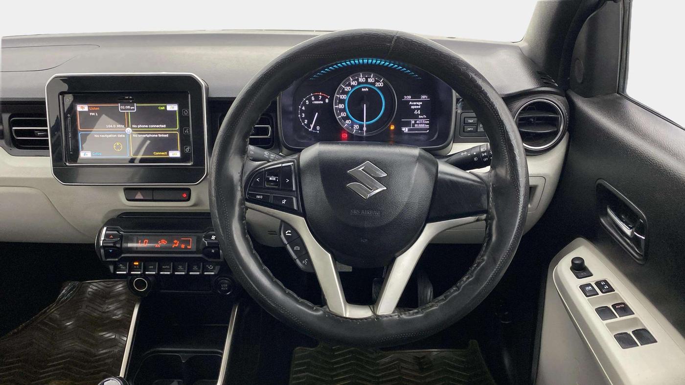 2017 Maruti IGNIS ALPHA 1.2, Petrol, Manual, 81,666 km, Steering Wheel Close Up