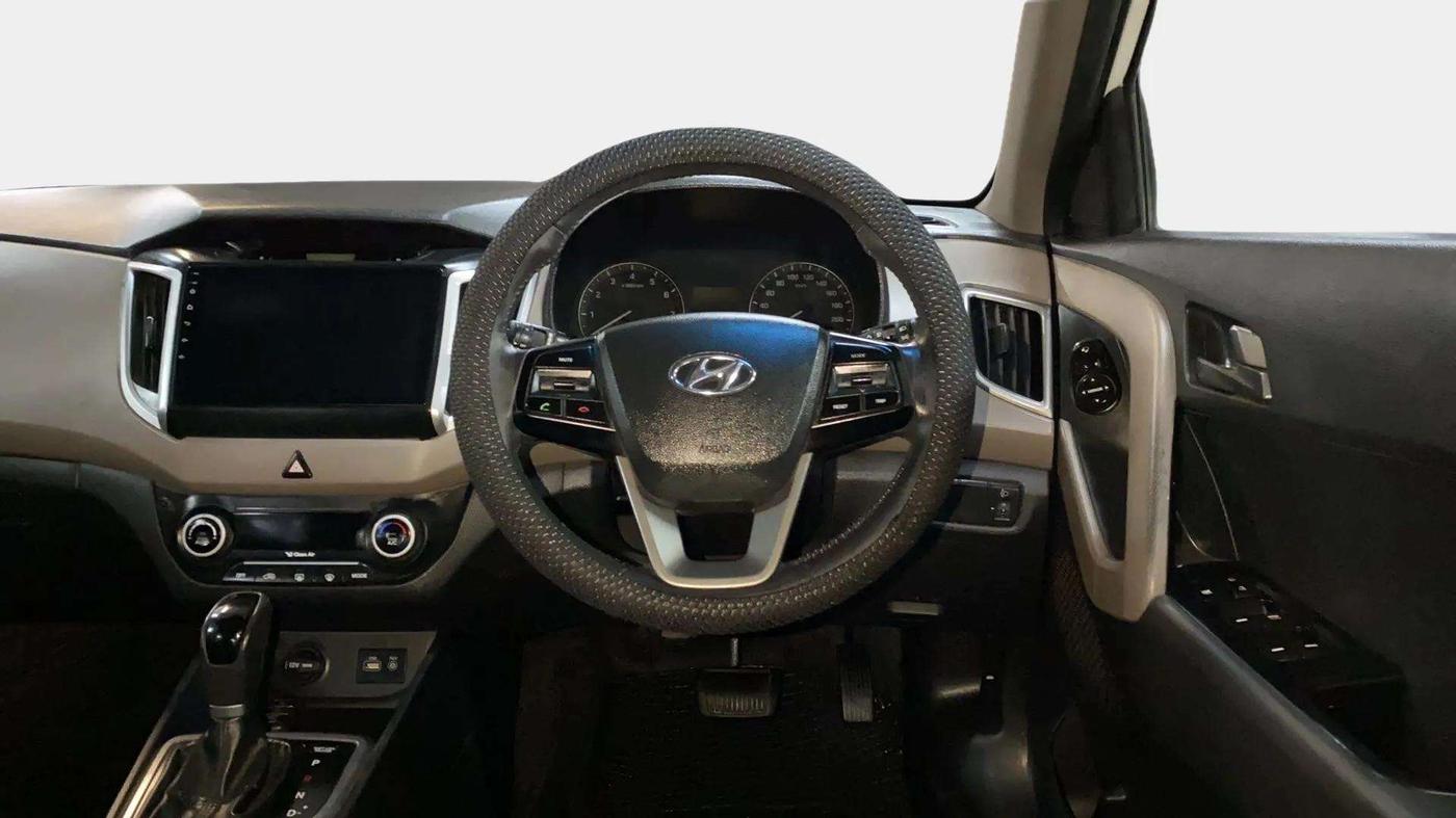 2017 Hyundai Creta SX PLUS AT 1.6 PETROL, Petrol, Automatic, 95,011 km, Steering Wheel Close Up