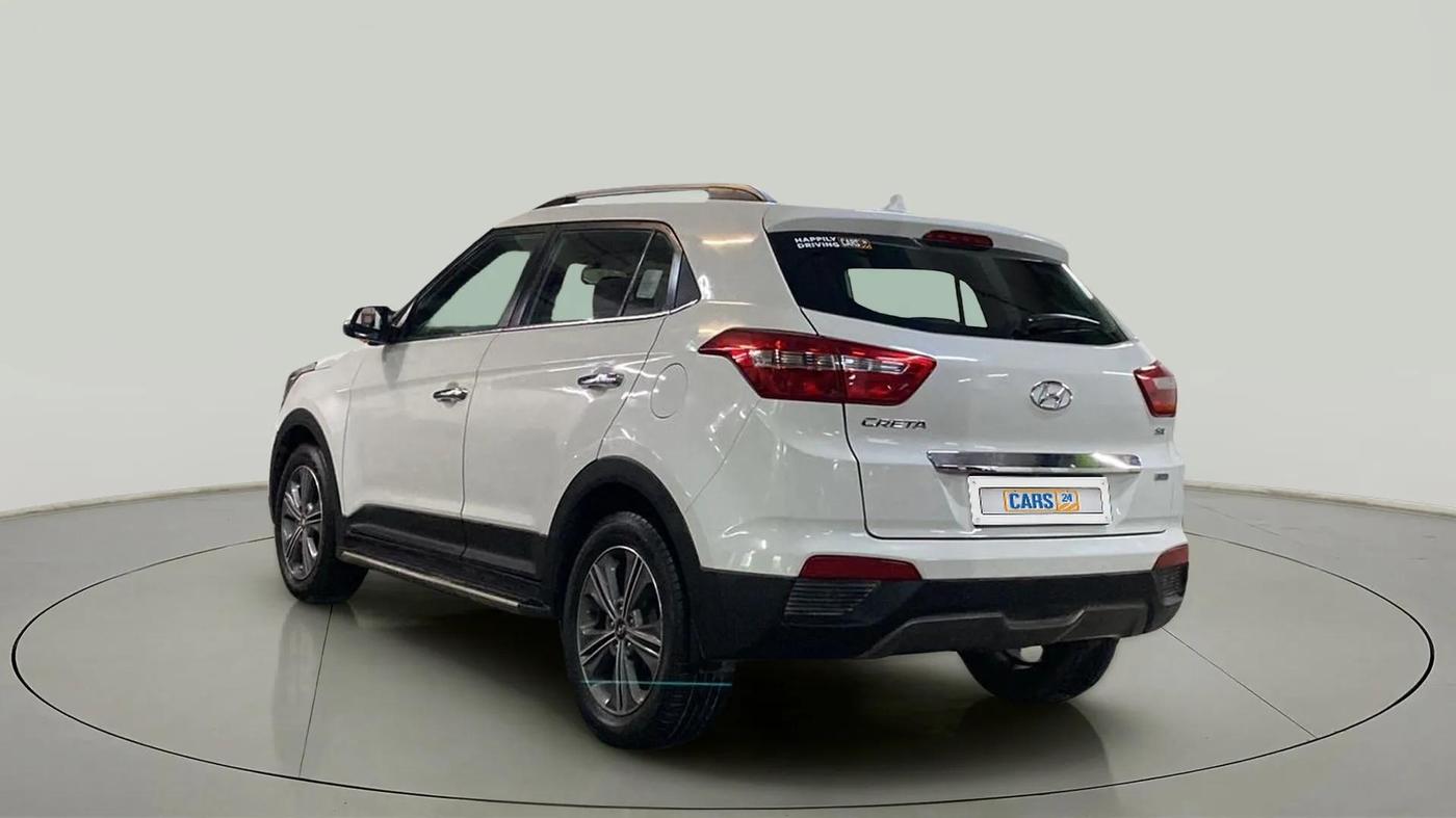 2017 Hyundai Creta SX PLUS AT 1.6 PETROL, Petrol, Automatic, 95,011 km, Left Back Diagonal