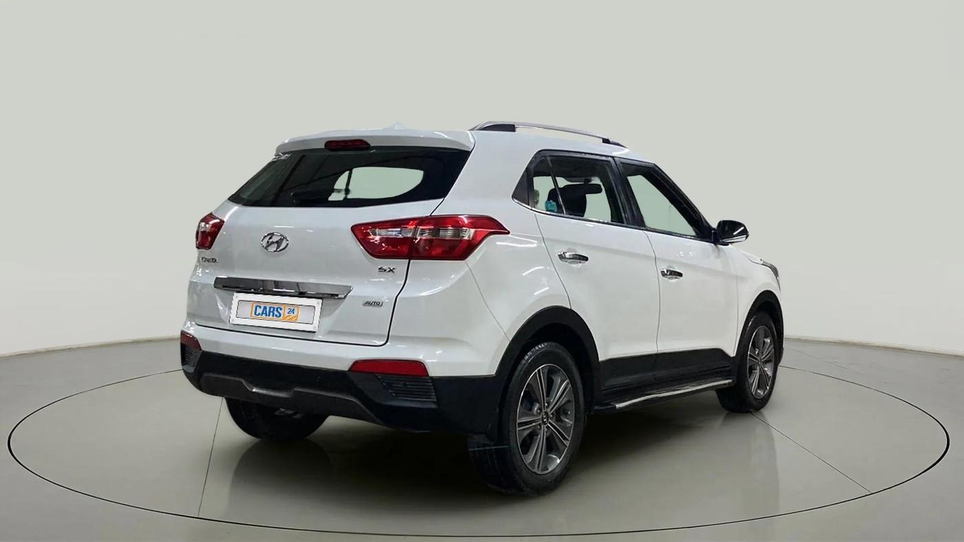 2017 Hyundai Creta SX PLUS AT 1.6 PETROL, Petrol, Automatic, 95,011 km, Right Back Diagonal