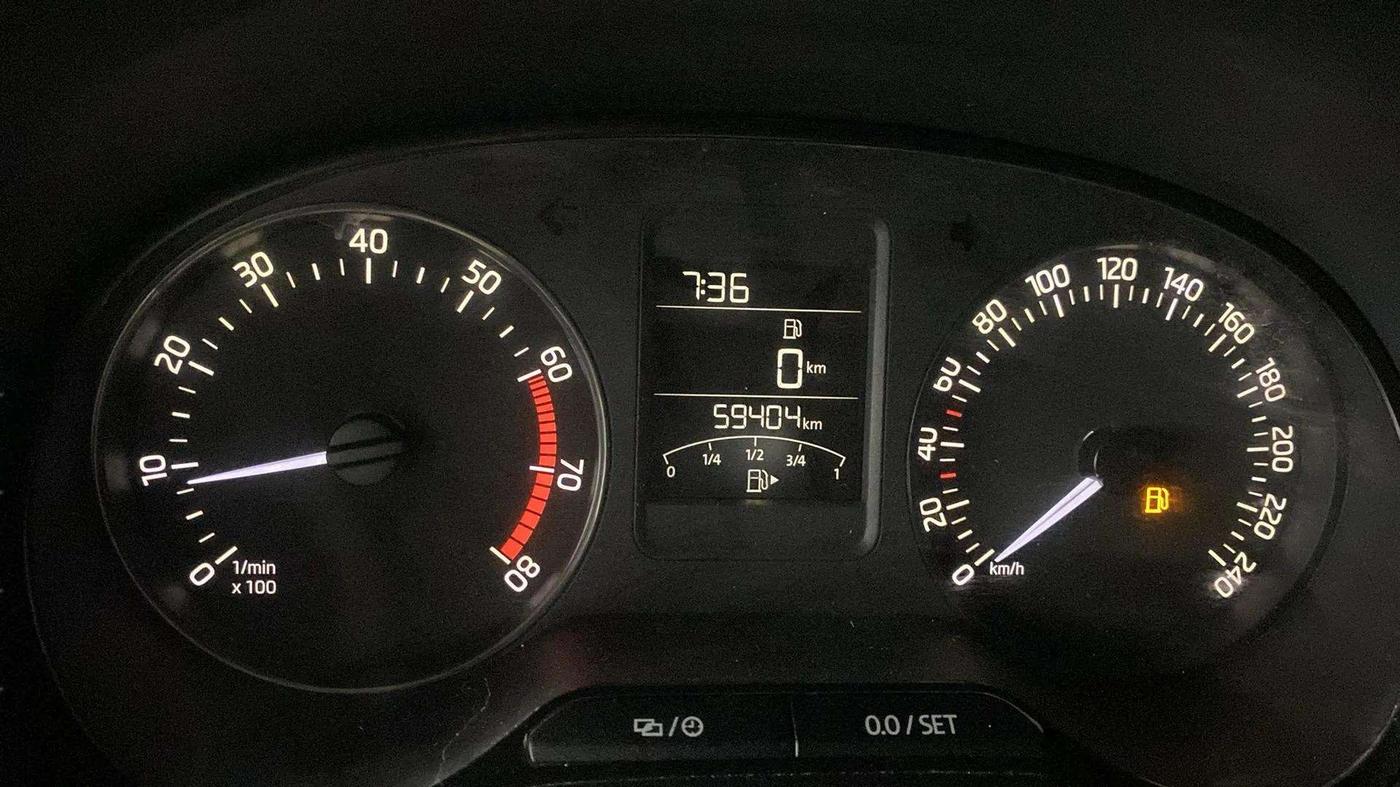 2019 Skoda Rapid AMBITION 1.6 MPI MT, Petrol, Manual, 59,401 km, Odometer Image