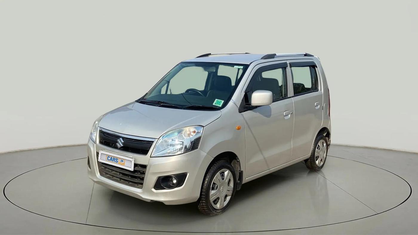 2017 Maruti Wagon R 1.0 VXI AMT, Petrol, Automatic, 42,106 km, Left Front Diagonal