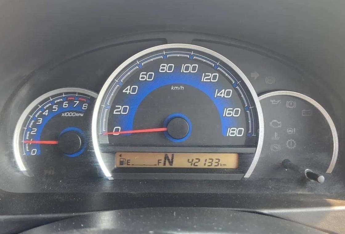 2017 Maruti Wagon R 1.0 VXI AMT, Petrol, Automatic, 42,106 km, Odometer Image