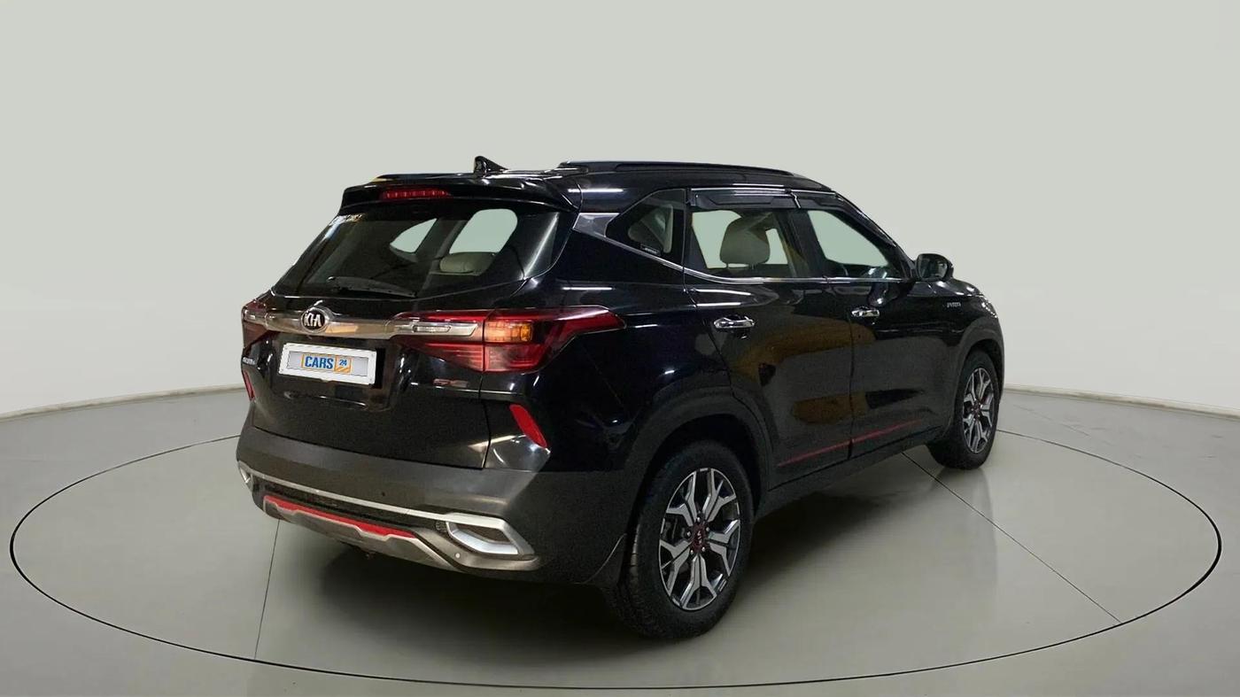 2020 KIA SELTOS GTX PLUS AT 1.5 DIESEL, Diesel, Automatic, 70,028 km, Right Back Diagonal