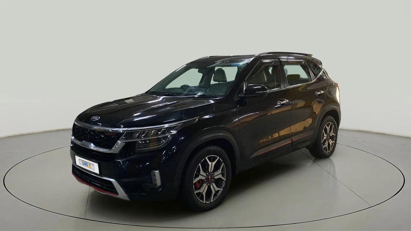 2020 KIA SELTOS GTX PLUS AT 1.5 DIESEL, Diesel, Automatic, 70,028 km, Left Front Diagonal