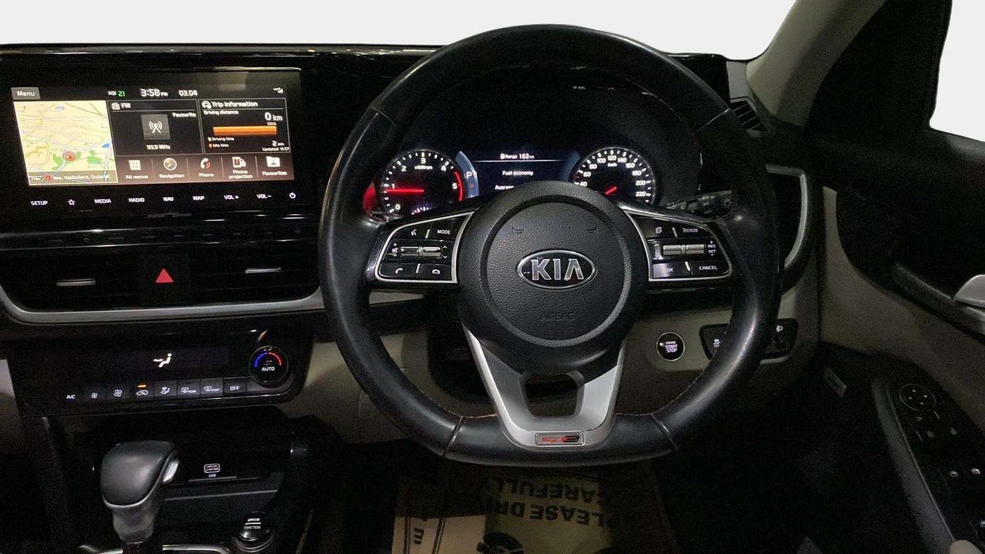 2020 KIA SELTOS GTX PLUS AT 1.5 DIESEL, Diesel, Automatic, 70,028 km, Steering Wheel Close Up