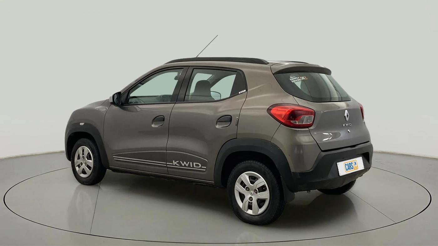 2019 Renault Kwid RXT 1.0 AMT (O), CNG, Automatic, 70,125 km, Left Back Diagonal