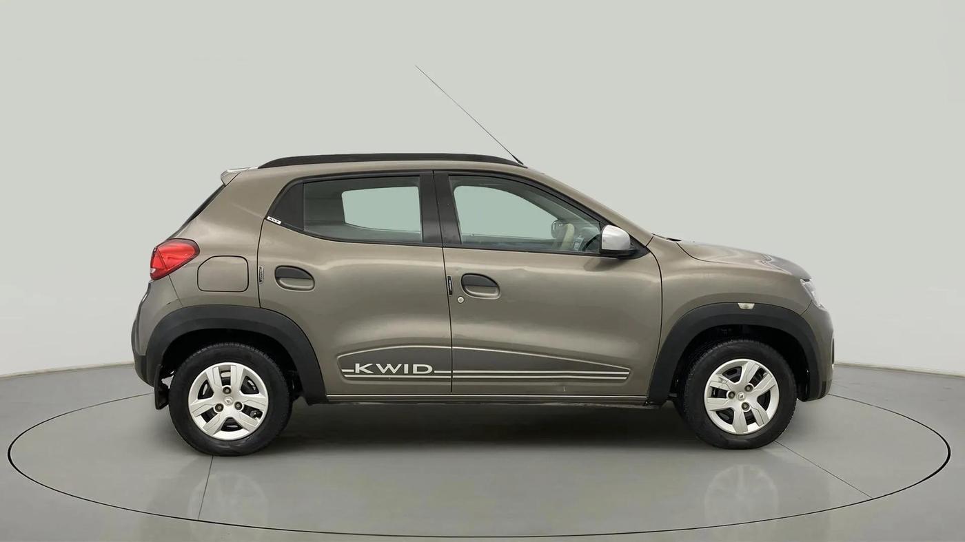 2019 Renault Kwid RXT 1.0 AMT (O), CNG, Automatic, 70,125 km, Right Side View