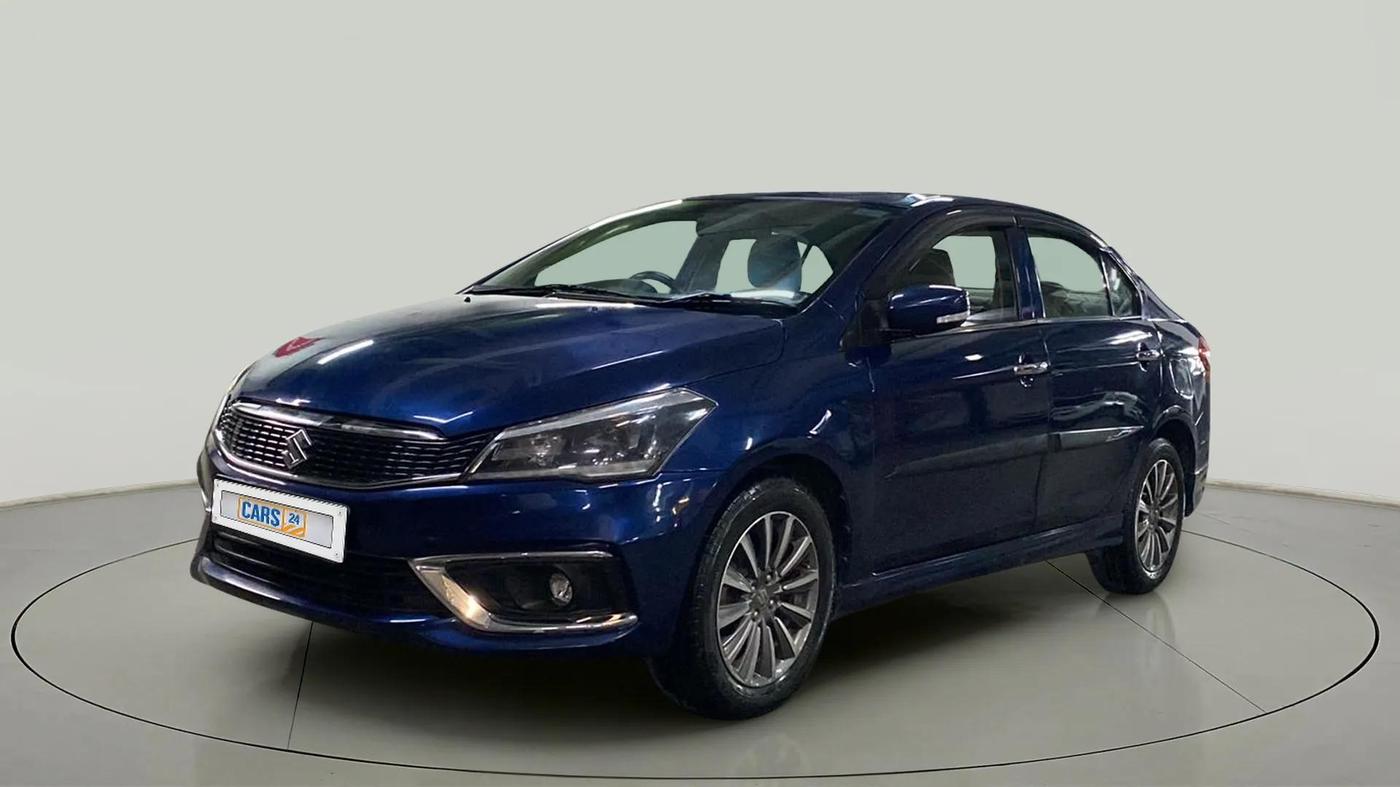 2018 Maruti Ciaz ALPHA  AT 1.5 SHVS PETROL, Petrol, Automatic, 54,077 km, Left Front Diagonal