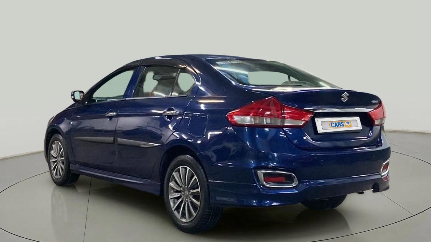 2018 Maruti Ciaz ALPHA  AT 1.5 SHVS PETROL, Petrol, Automatic, 54,077 km, Left Back Diagonal
