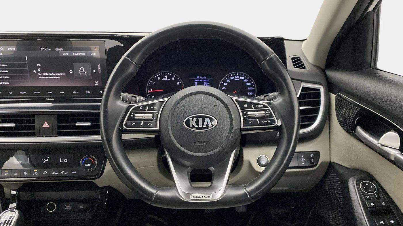 2019 KIA SELTOS HTX 1.5 PETROL, Petrol, Manual, 61,061 km, Steering Wheel Close Up
