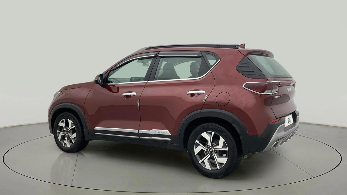 2022 KIA SONET HTX 1.5 AT, Diesel, Automatic, 43,394 km, Left Back Diagonal