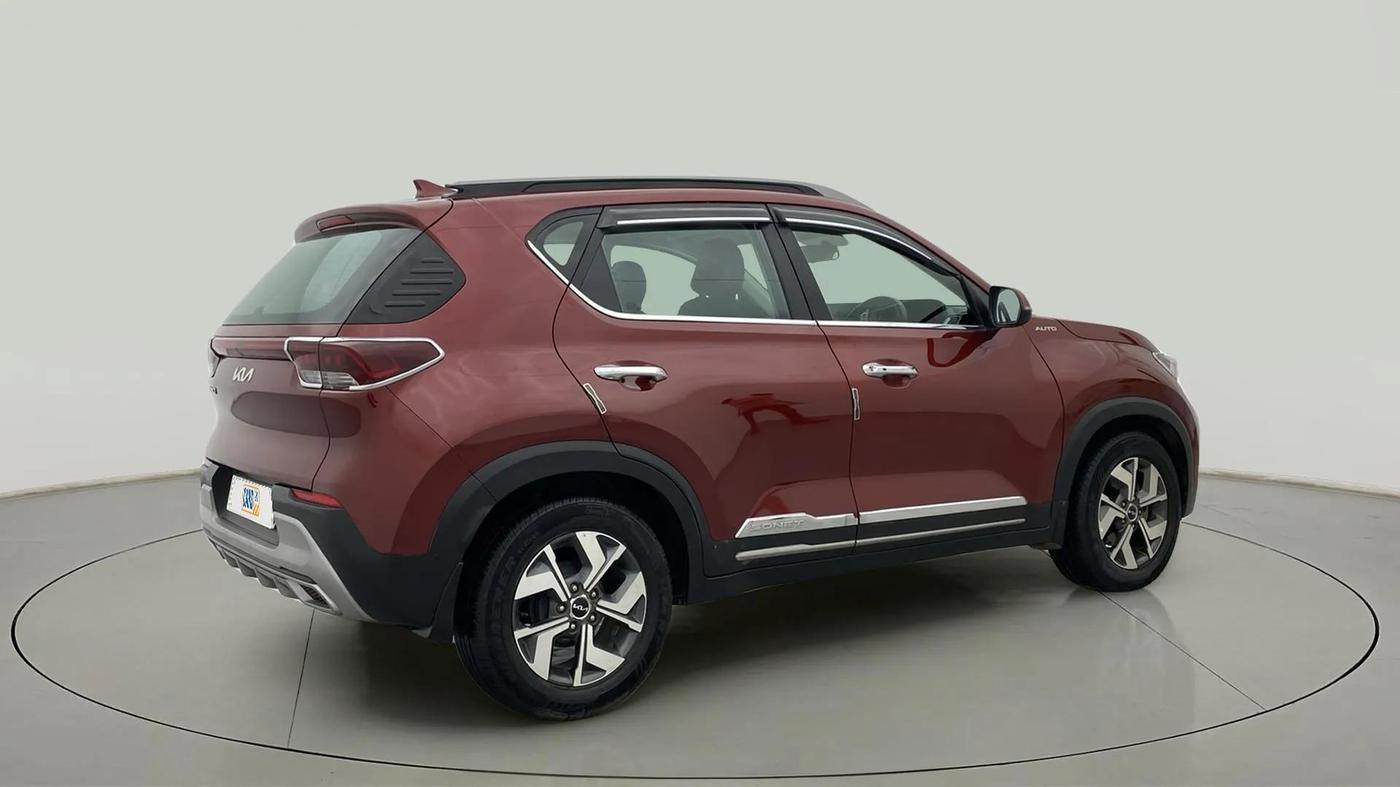 2022 KIA SONET HTX 1.5 AT, Diesel, Automatic, 43,394 km, Right Back Diagonal