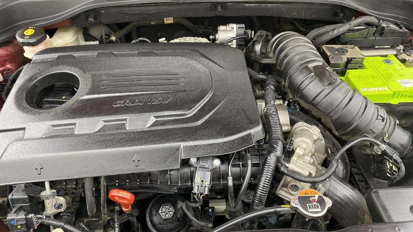 2022 KIA SONET HTX 1.5 AT, Diesel, Automatic, 43,394 km, Engine View