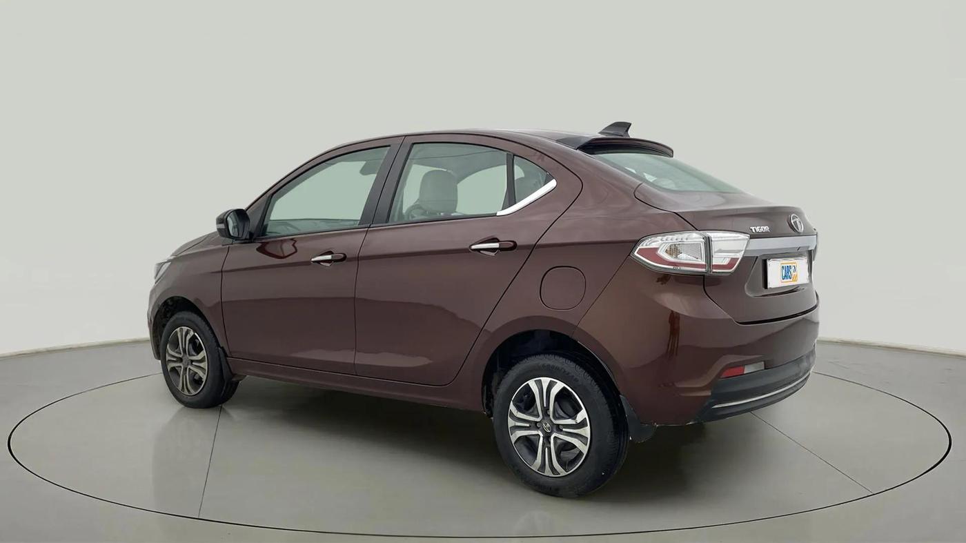 2023 Tata TIGOR XZ PLUS CNG, CNG, Manual, 11,100 km, Left Back Diagonal