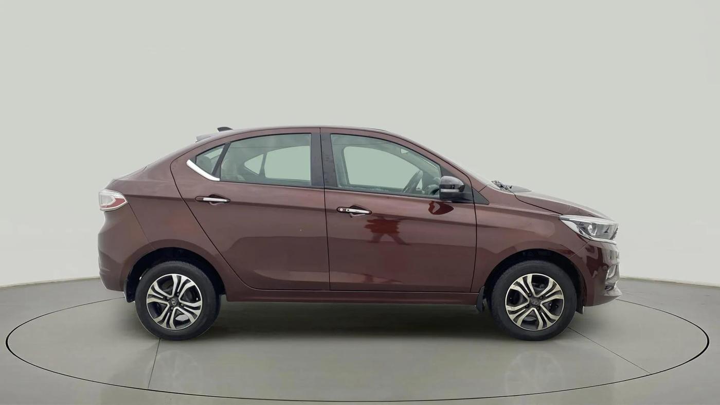 2023 Tata TIGOR XZ PLUS CNG, CNG, Manual, 11,100 km, Right Side View