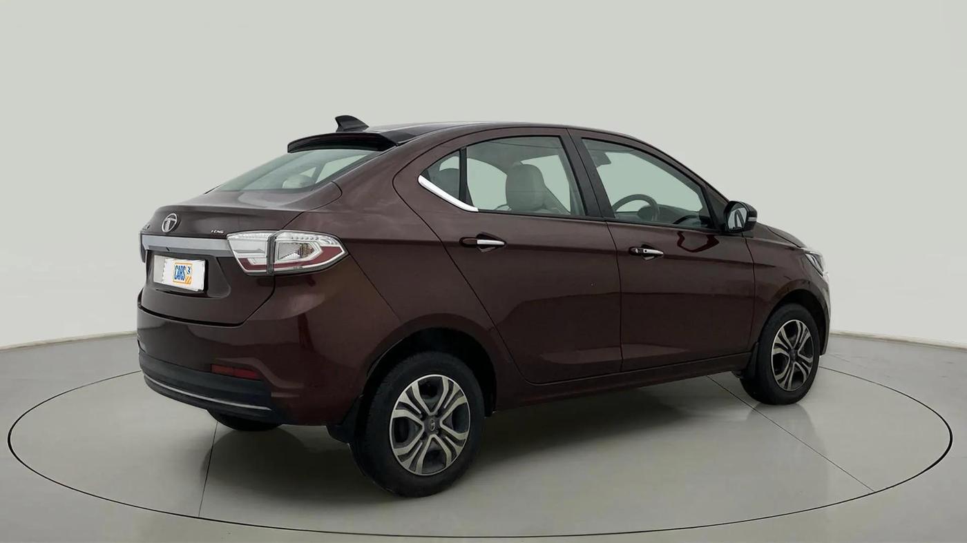2023 Tata TIGOR XZ PLUS CNG, CNG, Manual, 11,100 km, Right Back Diagonal