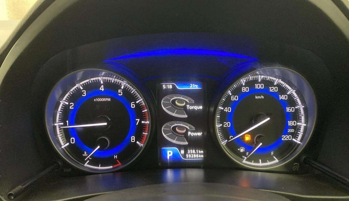 2017 Maruti Baleno ZETA CVT PETROL 1.2, Petrol, Automatic, 59,262 km, Odometer Image