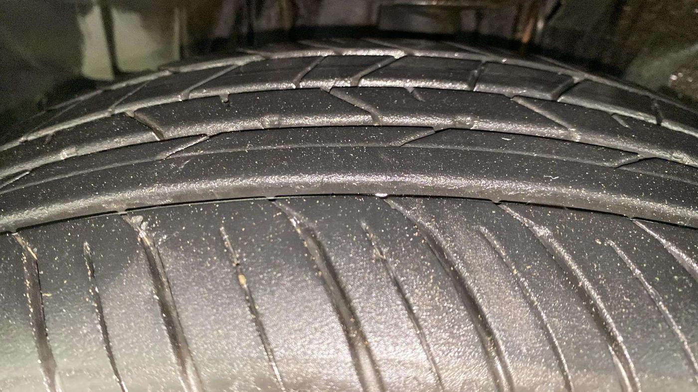 2022 Nissan MAGNITE XV TURBO CVT, Petrol, Automatic, 4,174 km, Left Front Tyre Tread