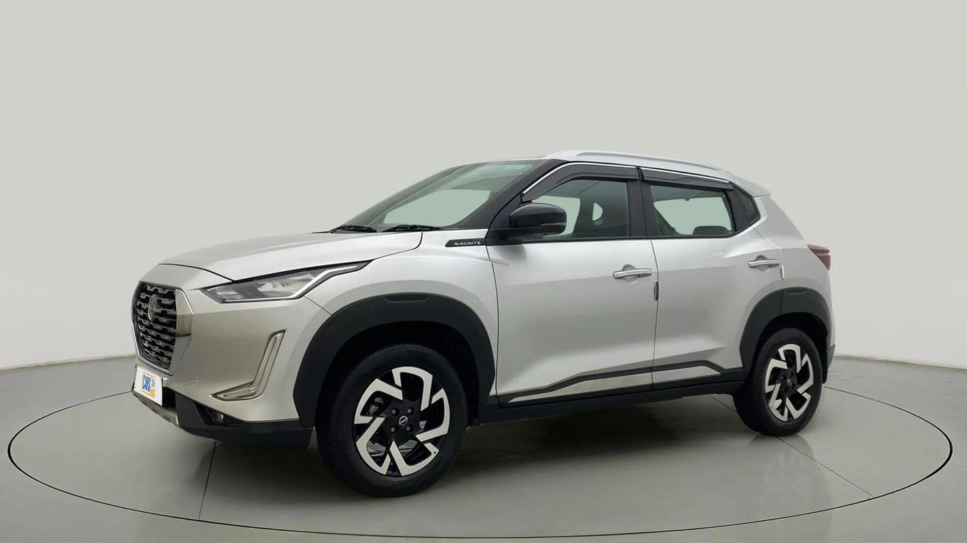 2022 Nissan MAGNITE XV TURBO CVT, Petrol, Automatic, 4,174 km, Left Front Diagonal