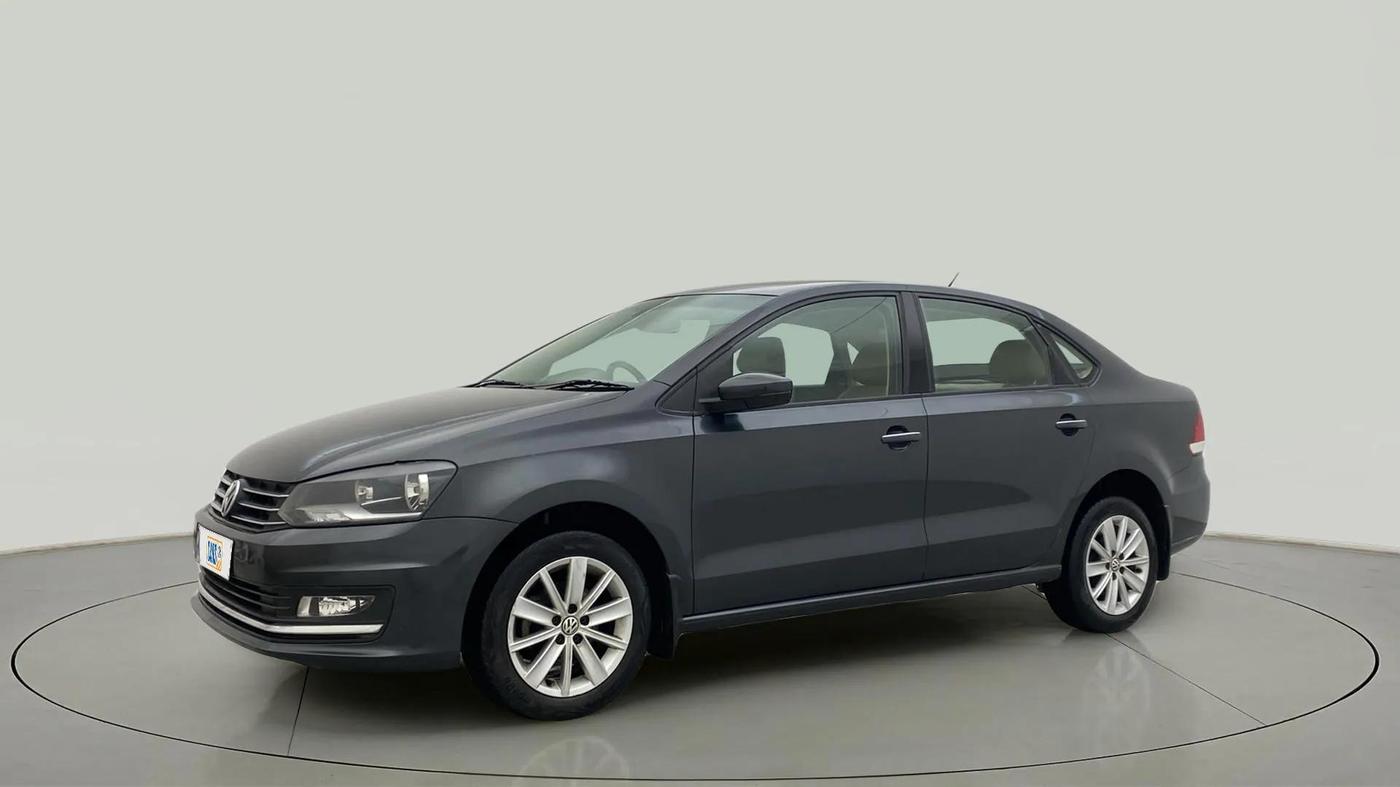 2017 Volkswagen Vento HIGHLINE PETROL AT, Petrol, Automatic, 40,115 km, Left Front Diagonal