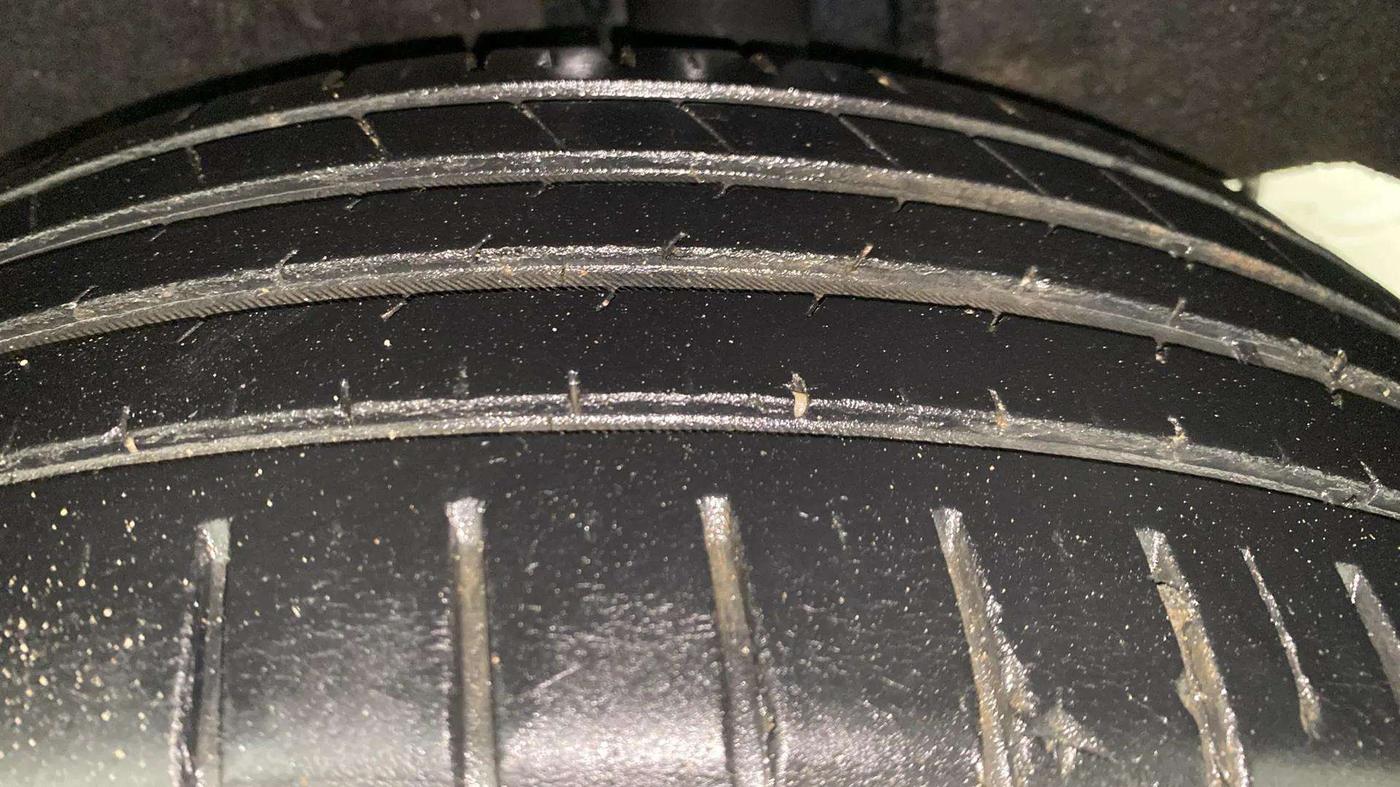 2021 Maruti Baleno ZETA PETROL 1.2, Petrol, Manual, 49,964 km, Left Rear Tyre Tread