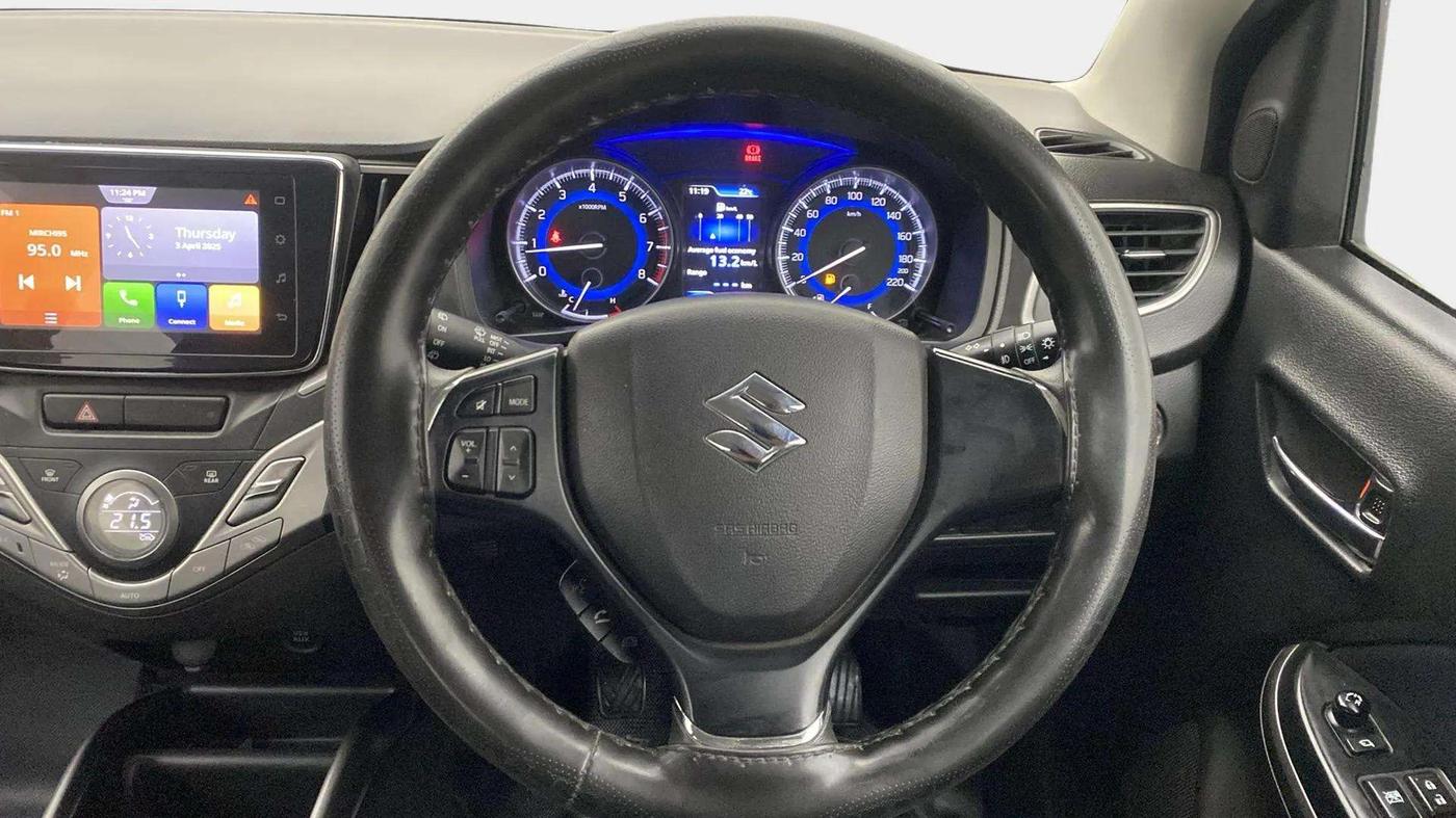 2021 Maruti Baleno ZETA PETROL 1.2, Petrol, Manual, 49,964 km, Steering Wheel Close Up