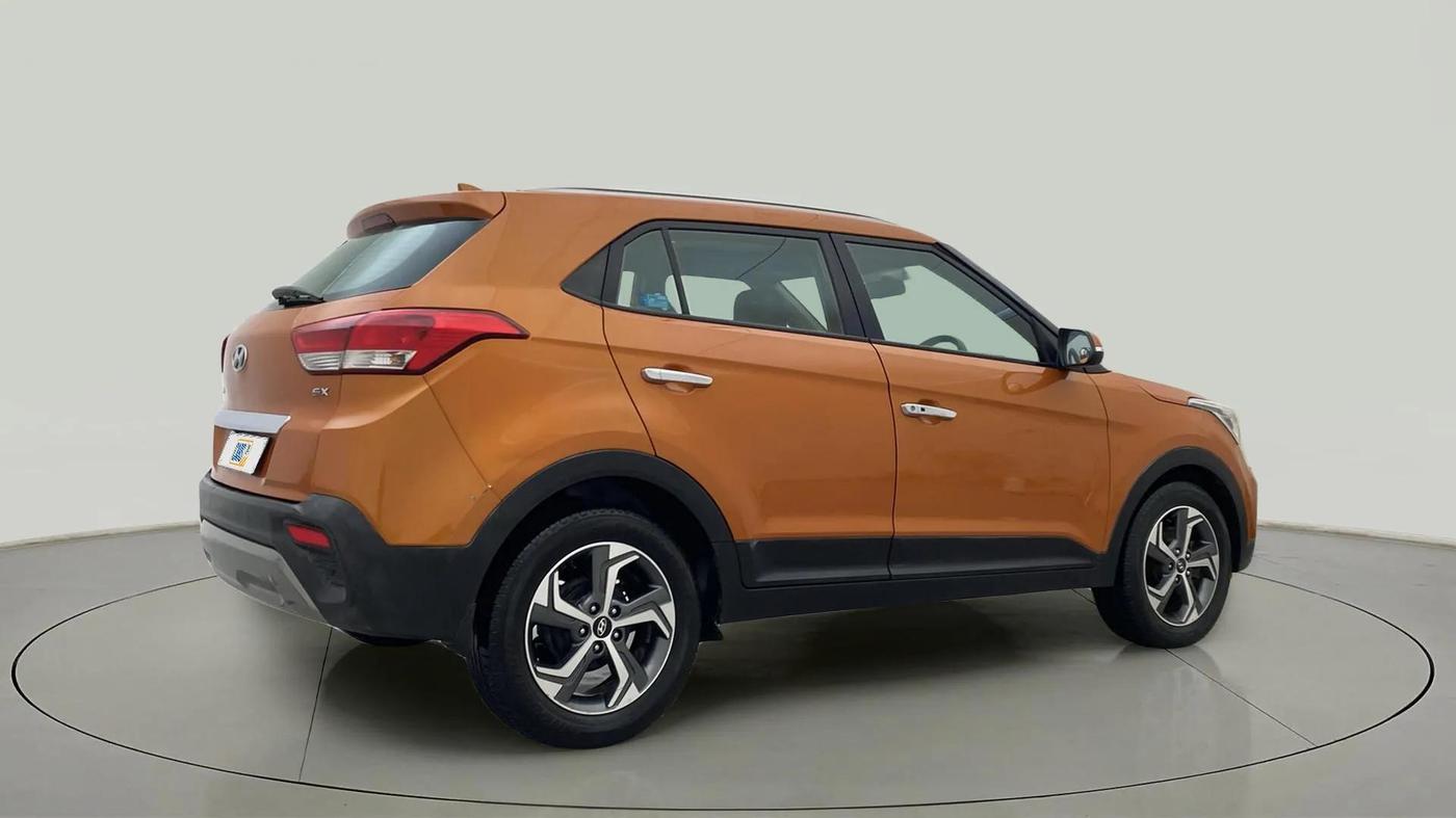 2018 Hyundai Creta SX AT 1.6 PETROL, Petrol, Automatic, 34,900 km, Right Back Diagonal