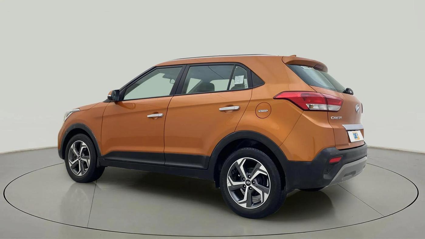 2018 Hyundai Creta SX AT 1.6 PETROL, Petrol, Automatic, 34,900 km, Left Back Diagonal