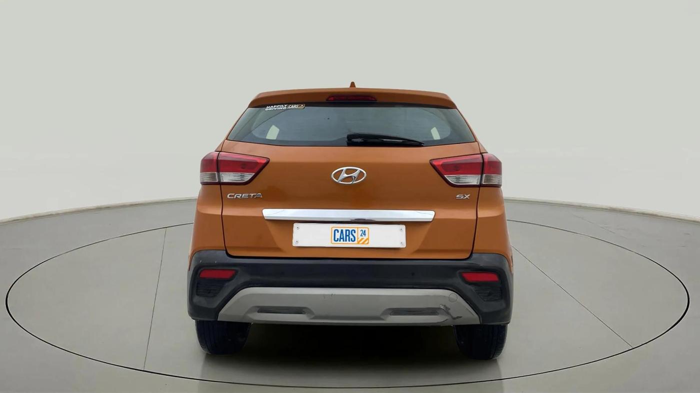 2018 Hyundai Creta SX AT 1.6 PETROL, Petrol, Automatic, 34,900 km, Back/Rear