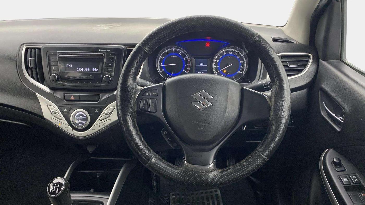 2018 Maruti Baleno DELTA PETROL 1.2, Petrol, Manual, 29,445 km, Steering Wheel Close Up