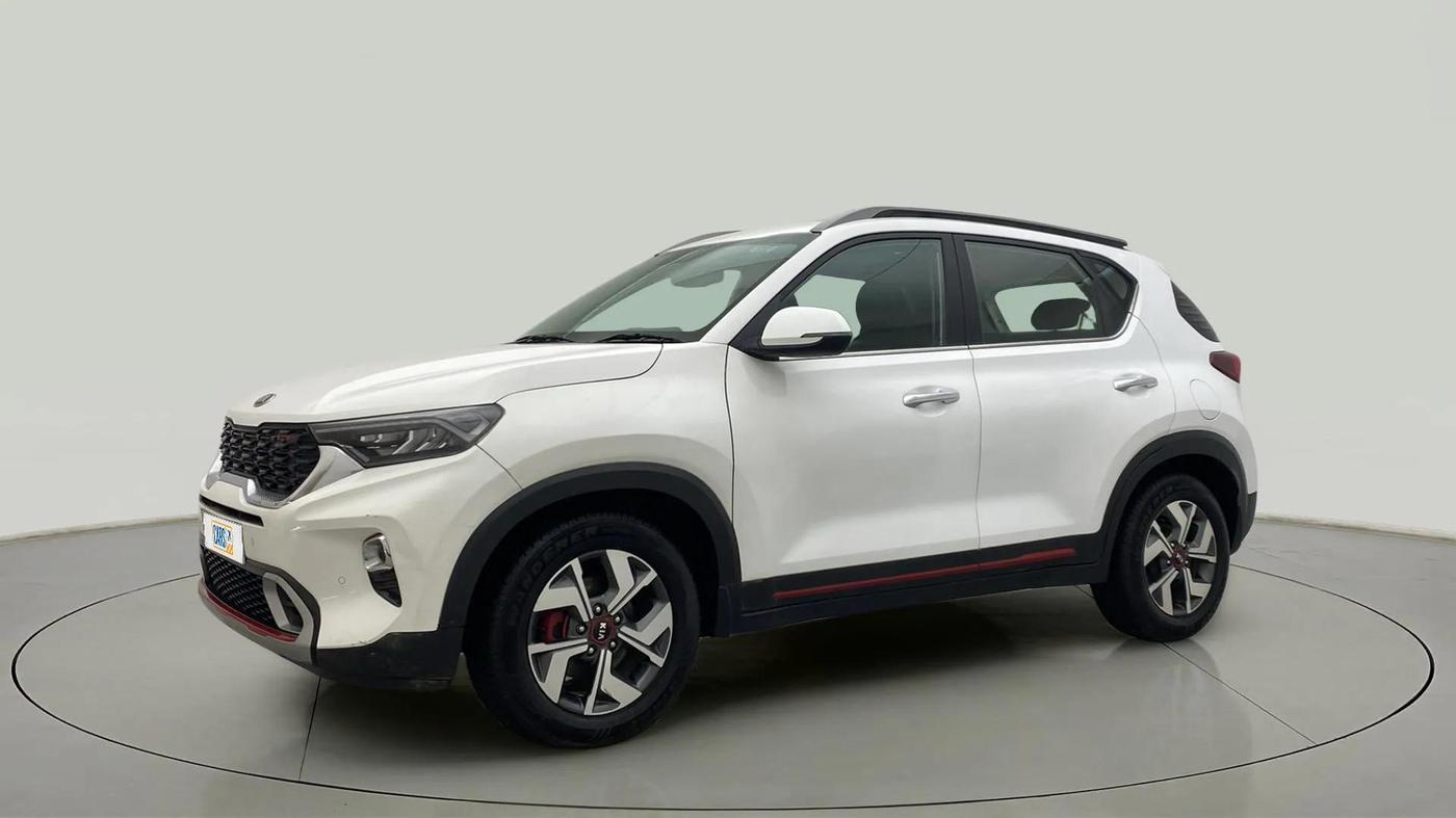 2020 KIA SONET GTX PLUS 1.5 AT, Diesel, Automatic, 56,820 km, Left Front Diagonal
