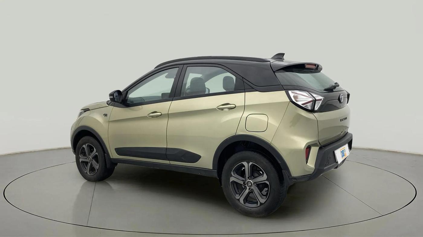 2022 Tata NEXON XZA PLUS (PREMIUM) KAZIRANGA PETROL, Petrol, Automatic, 24,250 km, Left Back Diagonal