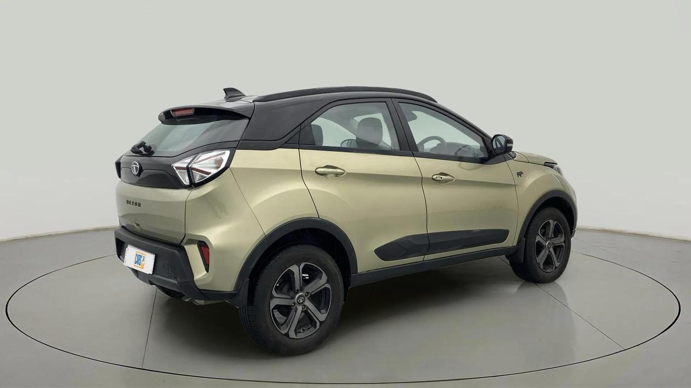 2022 Tata NEXON XZA PLUS (PREMIUM) KAZIRANGA PETROL, Petrol, Automatic, 24,250 km, Right Back Diagonal