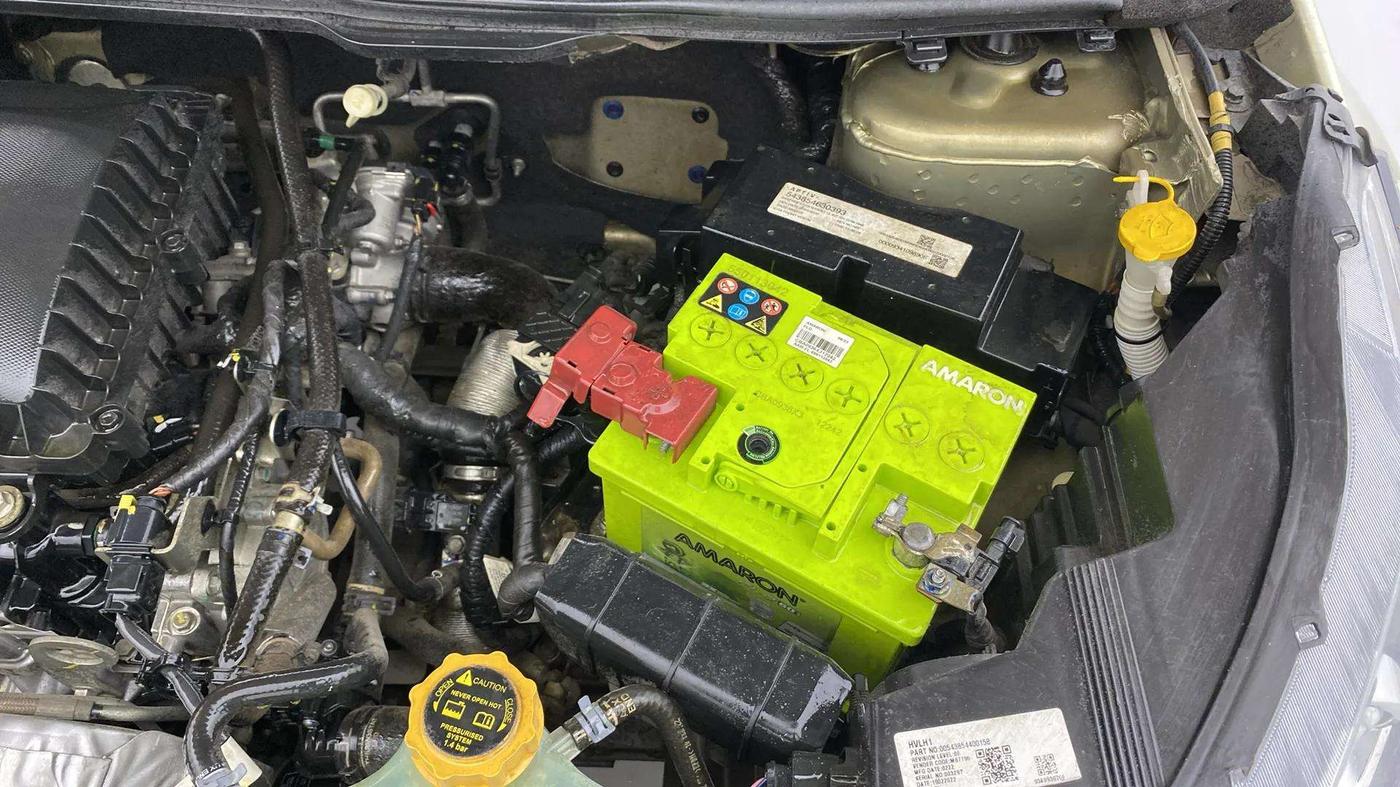 2022 Tata NEXON XZA PLUS (PREMIUM) KAZIRANGA PETROL, Petrol, Automatic, 24,250 km, Engine View - Left