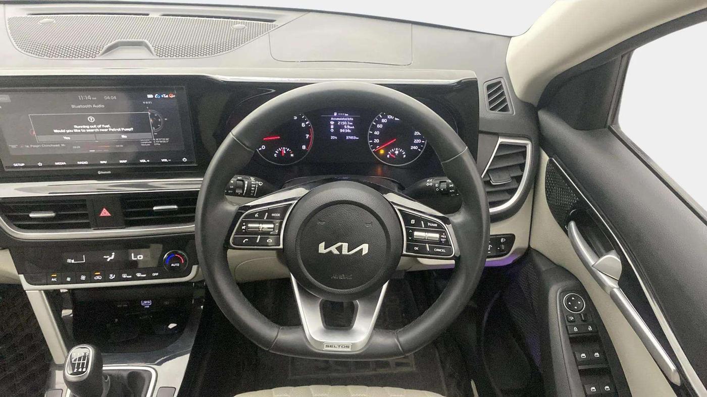 2021 KIA SELTOS HTX 1.5 PETROL, Petrol, Manual, 37,452 km, Steering Wheel Close Up