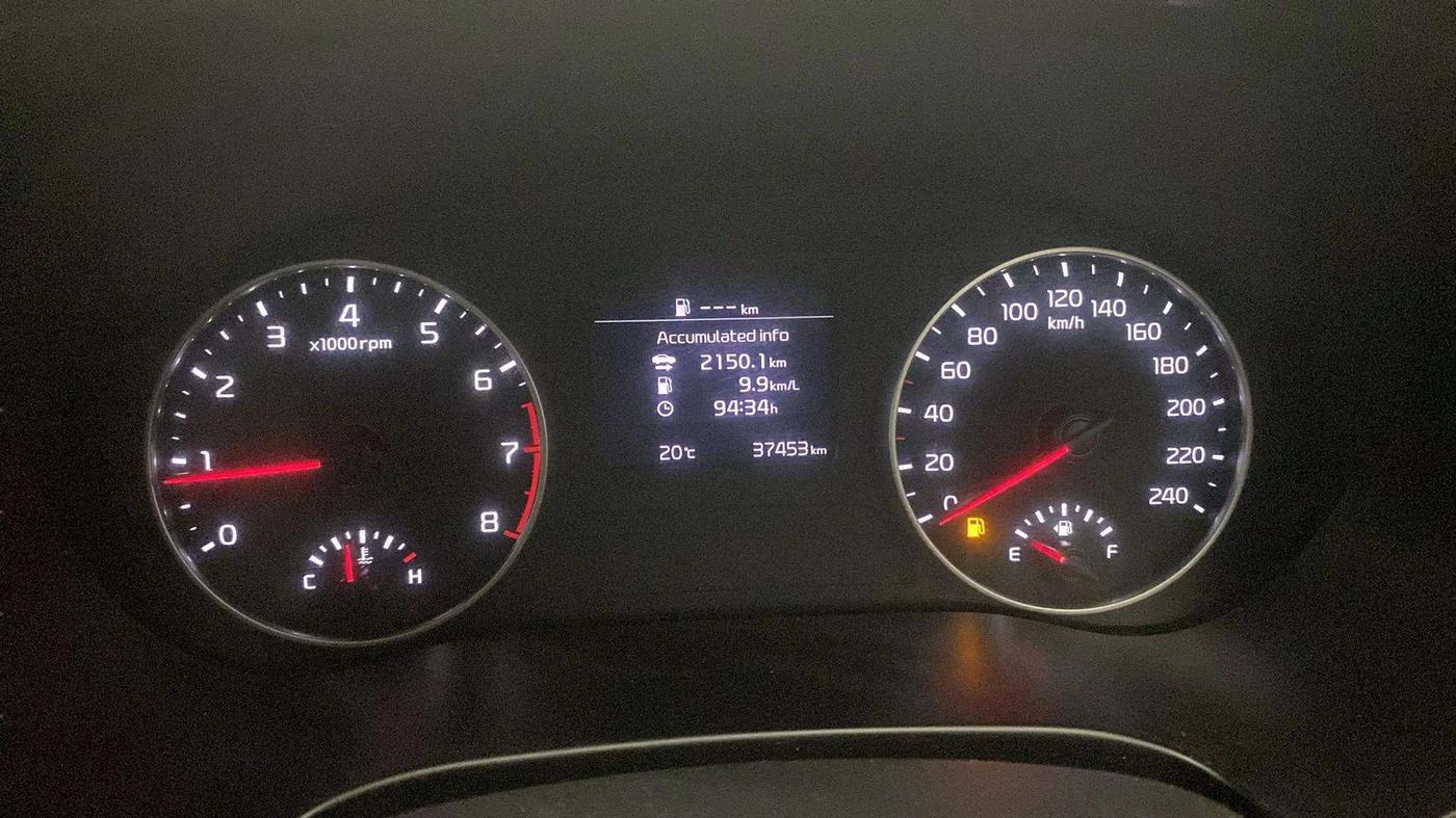 2021 KIA SELTOS HTX 1.5 PETROL, Petrol, Manual, 37,452 km, Odometer Image