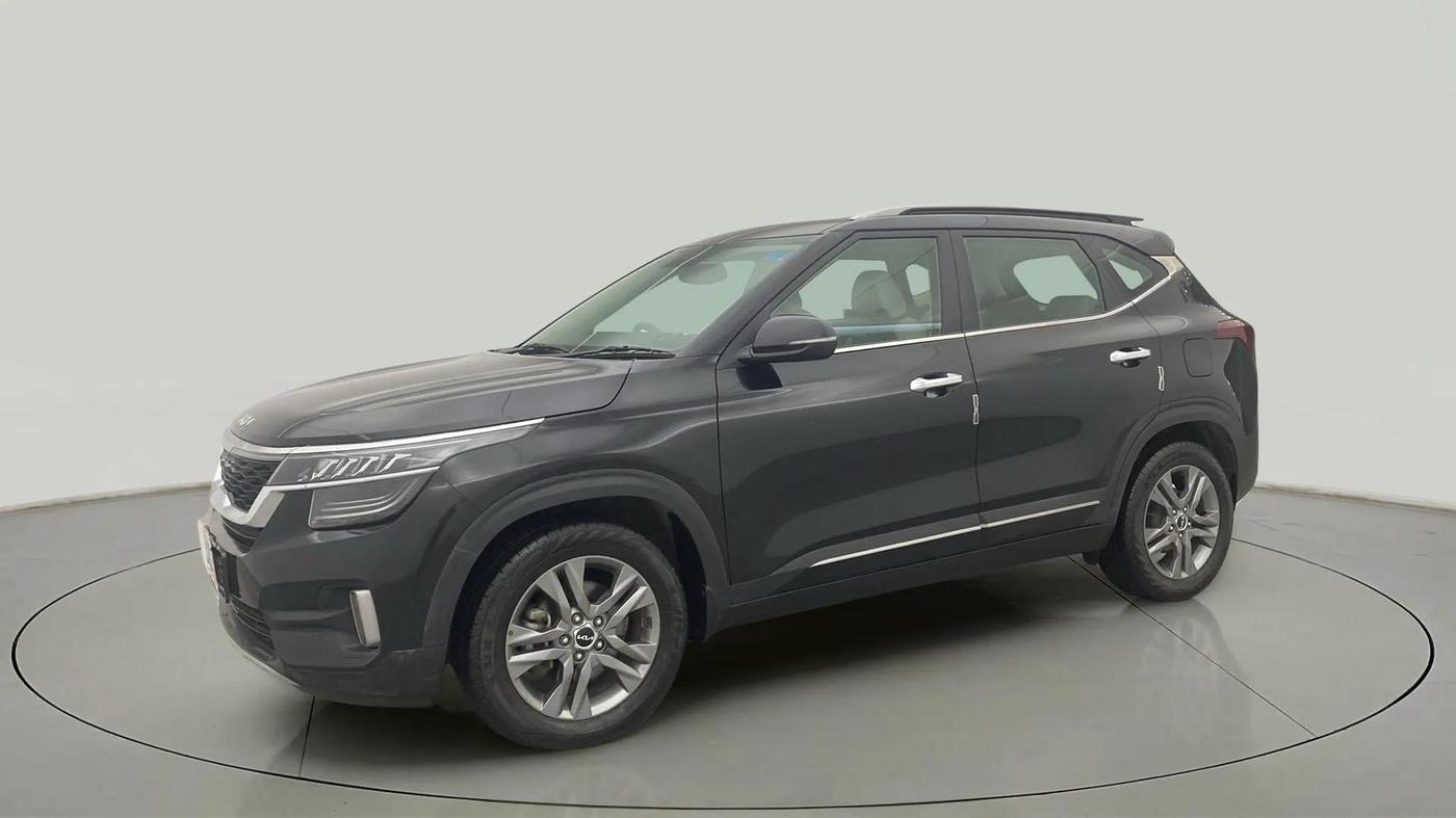 2021 KIA SELTOS HTX 1.5 PETROL, Petrol, Manual, 37,452 km, Left Front Diagonal