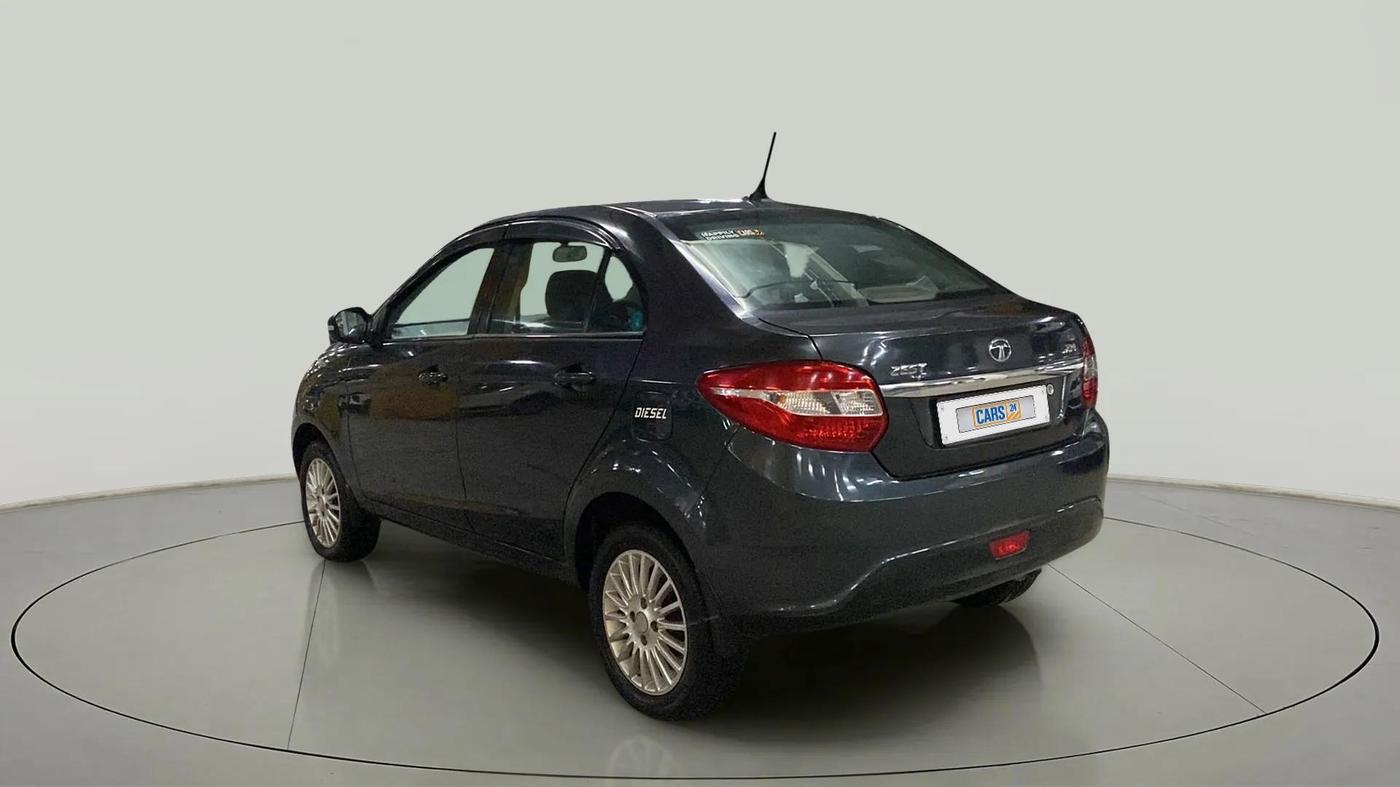 2014 Tata Zest XM 90PS DIESEL, Diesel, Manual, 56,408 km, Left Back Diagonal