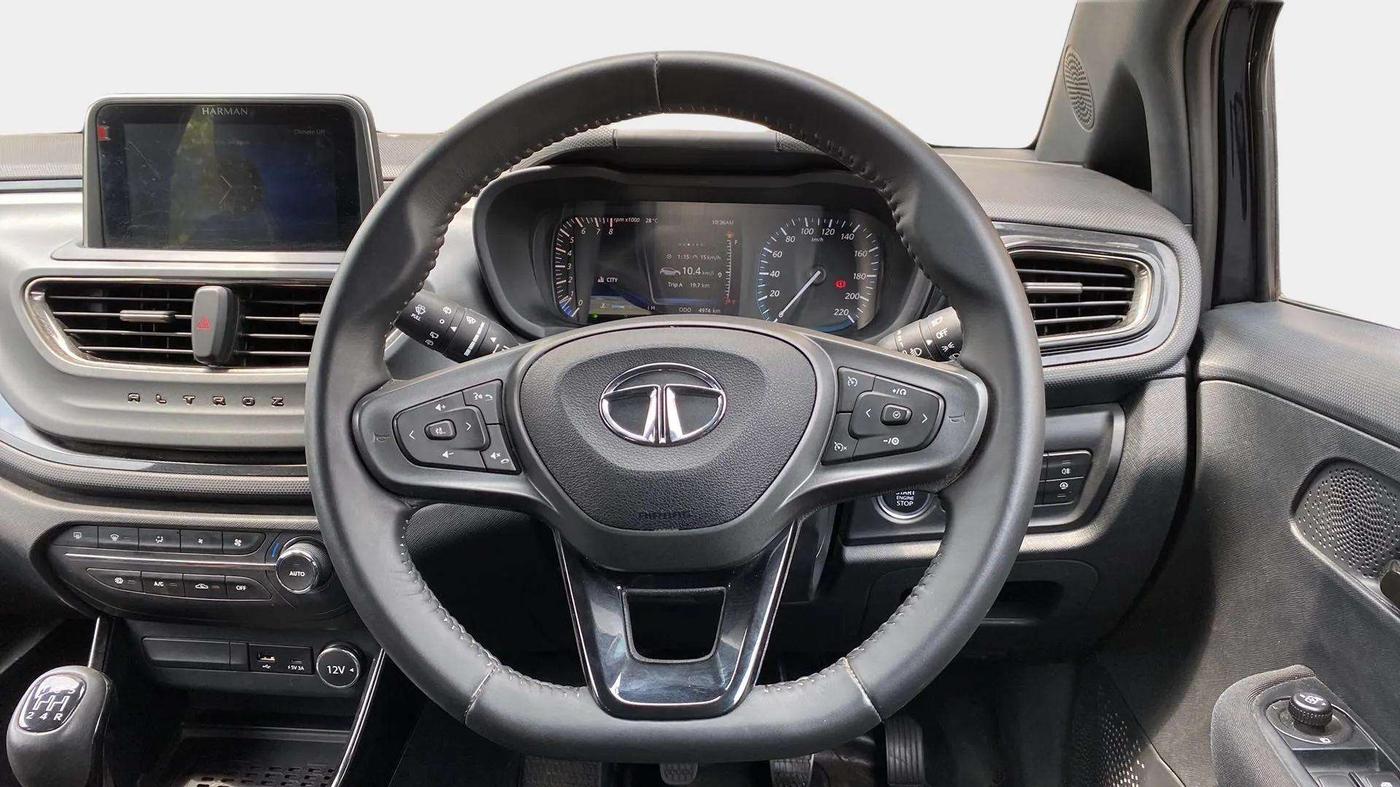 2023 Tata ALTROZ XZ Plus (S) Dark Edition, Petrol, Manual, 5,018 km, Steering Wheel Close Up